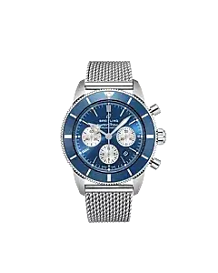 Breitling AB0162161C1A1 Superocean Heritage B01 Chronograph Stainless Steel 44mm Blue Dial