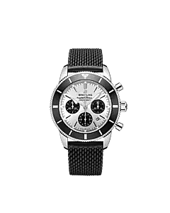 Breitling AB0162121G1S1 Superocean Heritage B01 Chronograph 44 Stainless Steel 44mm Silver Dial Watch