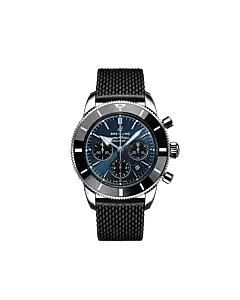 Breitling AB0162121C1S1 Superocean Heritage B01 Chronograph 44 Stainless Steel 44mm Blue Dial