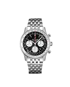 Breitling AB0121211B1A1 Navitimer B01 Chronograph 43 Stainless Steel Black Dial
