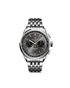 Breitling AB0118221B1A1 Premier B01 Chronograph 42 Stainless Steel Anthracite Grey Dial