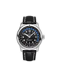 Breitling AB3521U41B1P1 Aviator 8 B35 Automatic Unitime 43 Stainless Steel Black Dial