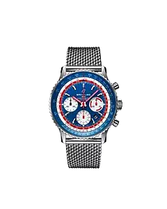 Breitling AB01212B1C1A1 Navitimer B01 Chronograph 43 PanAm Stainless Steel Blue Dial