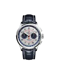 Breitling AB0118A71G1P1 Premier B01 Chronograph 42 Bentley Muller Limited Edition Stainless Steel Silver Dial