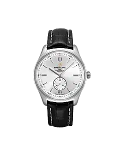 Breitling A37340351G1P2 Premier Automatic 40 Stainless Steel 40mm Silver Dial