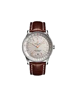 Breitling A17326211G1P1 Navitimer Automatic 41 Stainless Steel Silver Dial