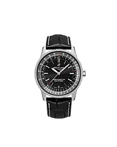 Breitling A17325241B1P1 Navitimer Automatic 38 Stainless Steel Black Dial