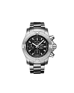 Breitling A13385101B1A1 Avenger Chronograph 43 Stainless Steel Black Dial