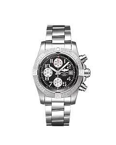 Breitling A13381111B2A1 Avenger II 43mm Stainless Steel "Volcano Black" Dial Watch