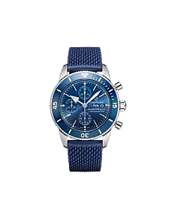Breitling A13313161C1S1 Superocean Heritage Chronograph 44 Stainless Steel Blue Dial