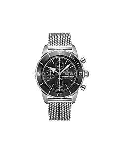 Breitling A13313121B1A1 Superocean Heritage Chronograph 44 Stainless Steel Black Dial