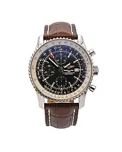 Breitling A24322 Navitimer World 46mm Stainless Steel Black Dial