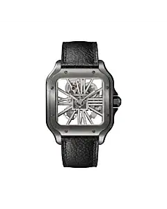 Cartier WHSA0023 Santos de Cartier Skeleton Dial Large