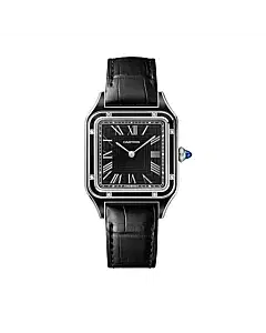 Cartier WSSA0046 Santos-Dumont Black Dial Large