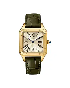 Cartier WGSA0027 Santos-Dumont Gold Dial Large