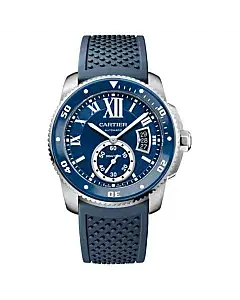 Calibre De Cartier WSCA0011 Diver Blue Watch  