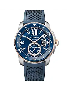 Calibre De Cartier Diver Blue Watch W2CA0009  