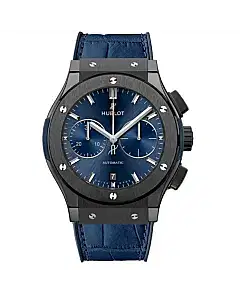 Hublot 521.cm.7170.lr Classic Fusion Chronograph 45mm Mens Watch Ceramic Blue Watch