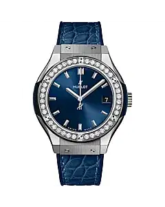 Hublot 581.NX.7170.LR.1104 Classic Fusion Quartz 33mm Ladies Watch
