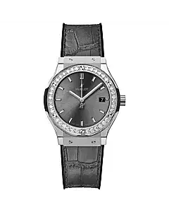 Hublot 581.nx.7071.lr.1104 Classic Fusion Quartz 33mm Ladies Watch