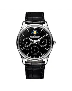 Jaeger-LeCoultre Q1308470 39mm Black Dial Ultra Thin Perpetual