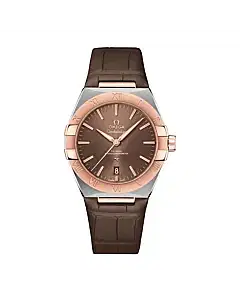 Omega 131.23.39.20.13.001 Constellation Co-Axial Brown Dial