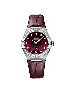 Omega 131.28.36.20.63.003 Seamaster Aqua Terra Co-Axial Red Diamonds Dial