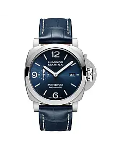 Panerai PAM01313 Luminor Marina Blue Dial 44mm Stainless Steel Watch