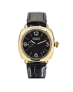 Panerai Radiomir PAM00103 Black Dial 18 Rose Gold 40mm Watch
