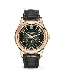 Patek Philippe 5205R-011 Complications Self-Winding 40mm Olive Green Sunburst Dial Watch