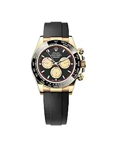 Rolex Daytona 126518ln-0004 Black Dial Osyerflex Band