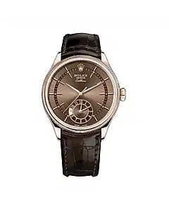 Rolex 50525 Cellini 39mm Brown Dial Watch