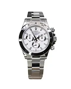 Rolex 116520 Cosmograph Daytona Stainless Steel APH White Dial Men's Watch