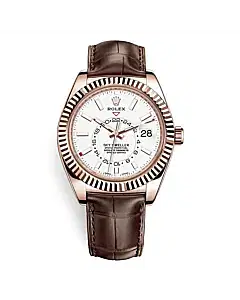 Rolex 326135 Sky Dweller 42mm Men's Watch White Index