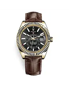 Rolex Sky Dweller 42mm Mens Watch 326138 Black Index