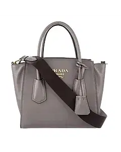 Prada Vitello Daino Zip Tote Bag