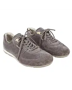 Prada Suede Lace Up Sneakers