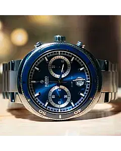 Rado D-Star 200 Chronograph Blue Dial Automatic