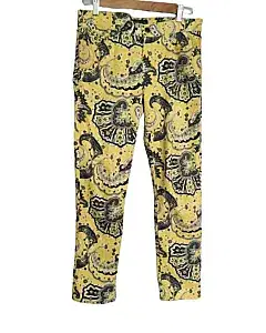 Ralph Lauren Women's Petite Floral Print Straight Jeans