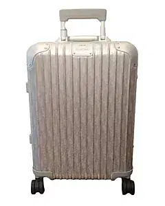 Dior x RIMOWA Aluminium Dior Oblique Silver 4-Wheel Cabin Suitcase
