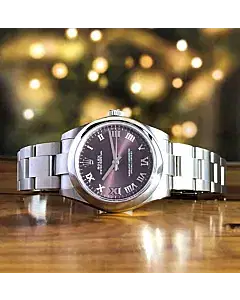 Rolex Oyster Perpetual 31 Red Grape Dial
