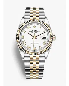 Rolex Datejust 36MM White Dial Jublee Complete Set