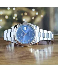 Rolex Datejust II 41MM Blue Dial Complete Set
