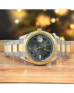 Rolex Datejust II Wimbledon 41 MM Slate Gray Dial Automatic