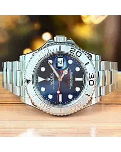 Rolex Yacht Master Blue Dial Steel Automatic