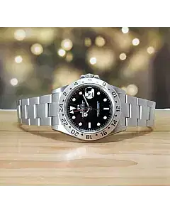 Rolex Explorer II 40MM Steel Black Dial