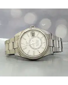 Rolex Sky-Dweller White Dial Watch Full Set