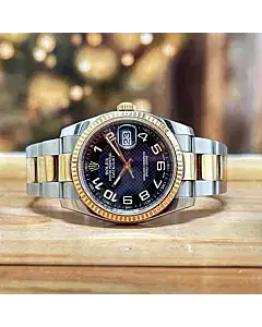 Rolex Datejust 36 Tuxedo Dial Complete Set