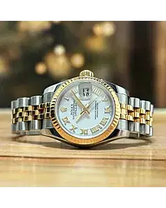 Rolex Datejust 26 White Dial Ladies Automatic