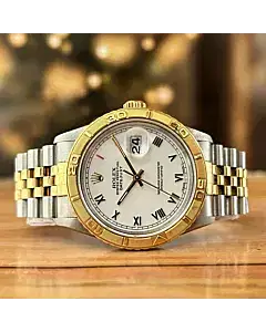 Rolex Datejust Turn-O-Graph Roman White Dial